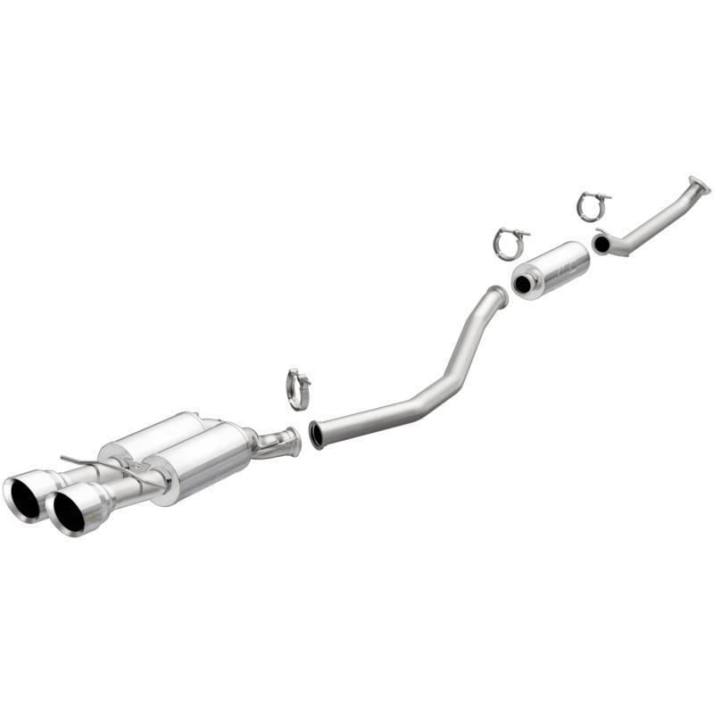 MagnaFlow Cat Back Exhaust 409 SS Single Exit Polished 4.5in Dual Tips Honda Civic SI 2017-2019 (19394)-mag19394-19394-Cat Back Exhaust System-Magnaflow Performance-JDMuscle