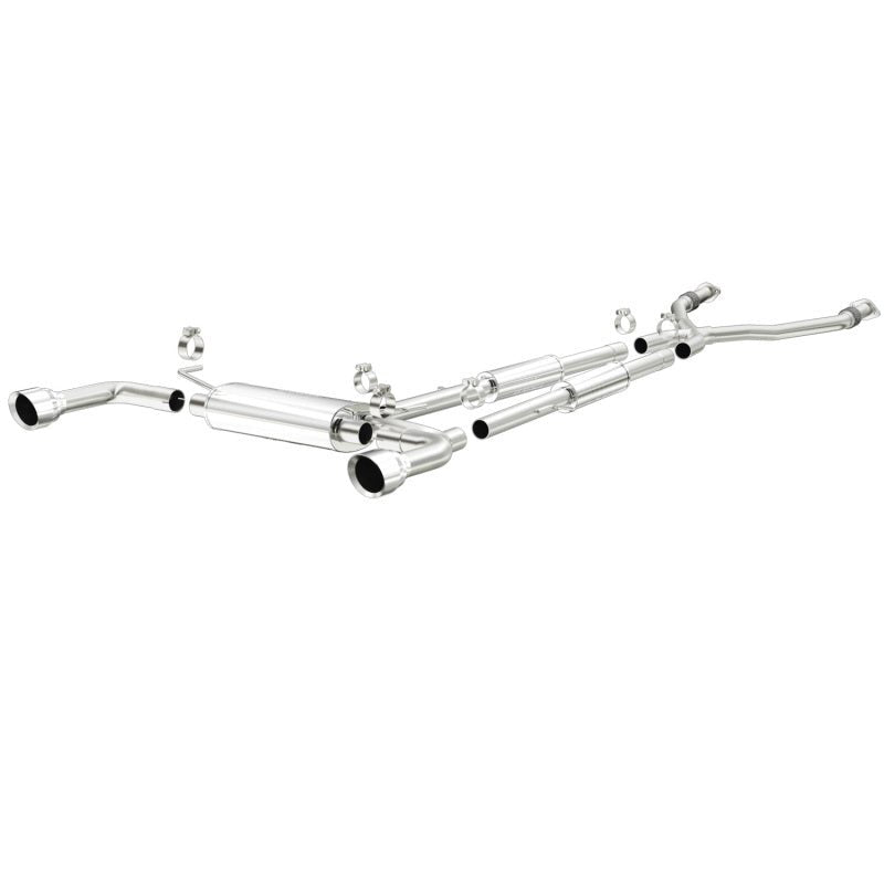 MagnaFlow Cat-Back Polished Stainless Tips Dual Split Rear Exit Exhaust Infiniti Q50 V6 3.7L 2014-2020 | 15310 - JDMuscleCat Back Exhaust Systemmag15310