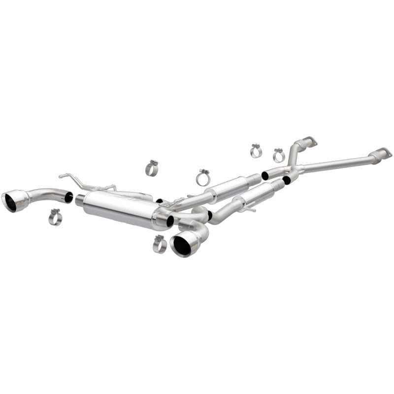 MagnaFlow Cat - Back Street Series SS 2.25in Dual Split Rear Exit Exhaust Nissan 370Z V6 3.7L 2009 - 2017 | 19135 - JDMuscleCat Back Exhaust Systemmag19135