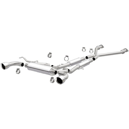 MagnaFlow Cat - Back Street Series SS 2.25in Dual Split Rear Exit Exhaust Nissan 370Z V6 3.7L 2009 - 2017 | 19135 - JDMuscleCat Back Exhaust Systemmag19135