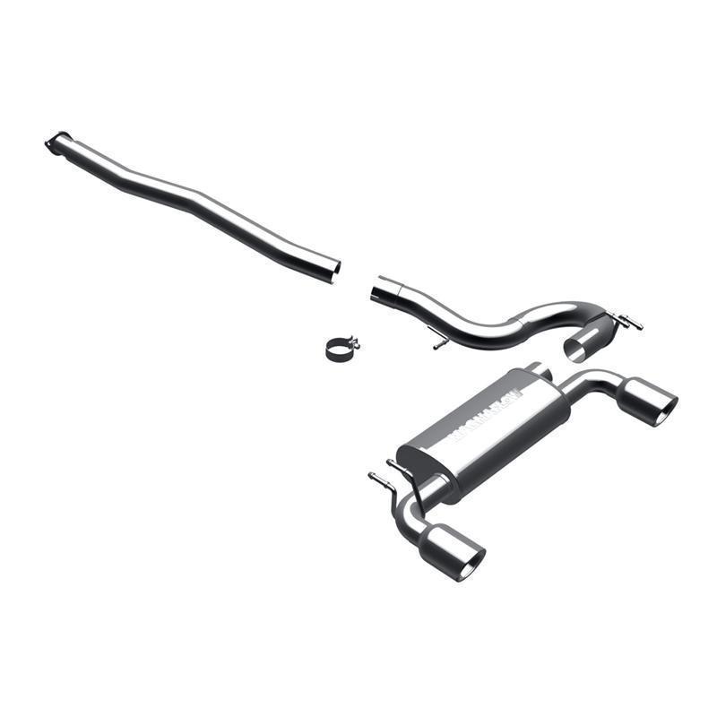 MagnaFlow Dual Outlet Cat Back Exhaust for EVO X (16823)-mag16823-16823-Cat Back Exhaust System-Magnaflow Performance-JDMuscle