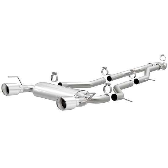MagnaFlow Dual Split Rear Exit Stainless Cat Back Exhaust 2013-2014 Cadillac ATS 2.0L Turbocharged | 15194