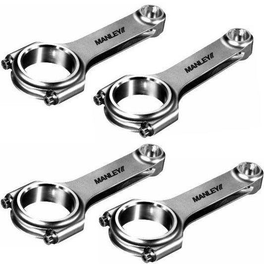 Manley 300M Alloy H/W Pro Series I-Beam Turbo Tuff Connecting Rods 2009-2015 Nissan GT-R (15524-6)-man15524-6-15524-6-Rods-Manley Performance-JDMuscle