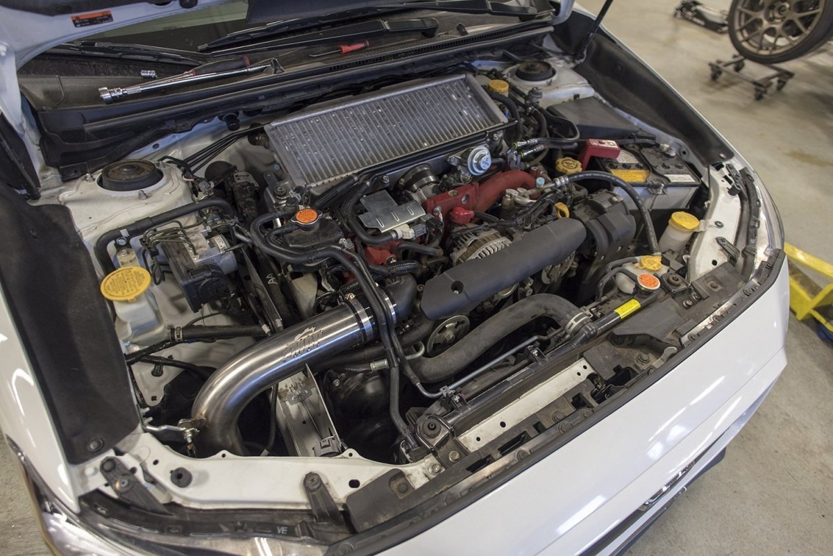 MAPerformance 15 - 21 STI Air Intake Kit W/ Heat Shield | STI - 4G - IN - Rev3 - PARENT - JDMuscleIntakesMAPSTI-4G-IN-Rev3-WRWrinkle Red2015 - 2017