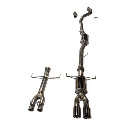 MAPerformance Cat - Back Exhaust Honda Civic Sport Hatch 2016 - 2020 | HDAX - CBE - SH - PARENT - JDMuscleCat Back Exhaust SystemMAPHDAX-CBE-SH-RCE-POLPolished TipsOEM Front Pipe ConnectionNo Muffler (Race)