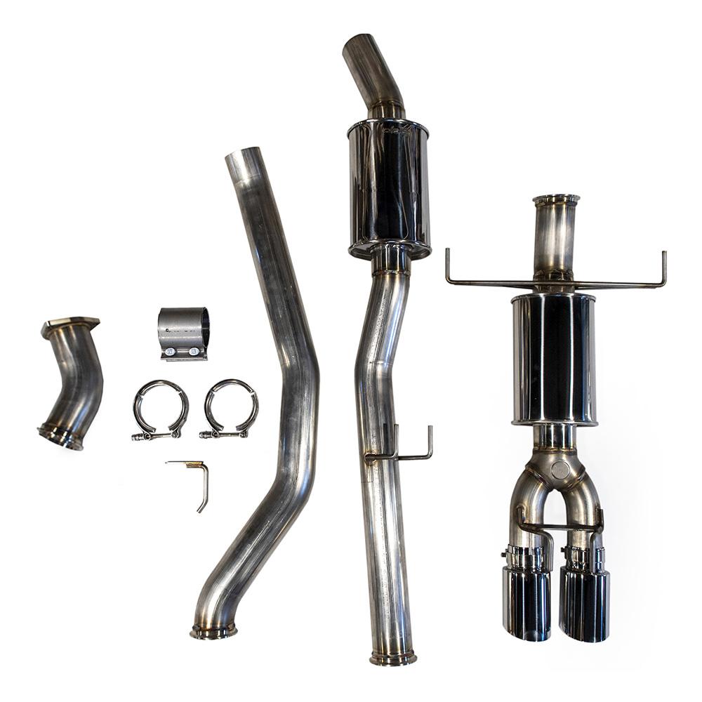 MAPerformance Cat - Back Exhaust Honda Civic Sport Hatch 2016 - 2020 | HDAX - CBE - SH - PARENT - JDMuscleCat Back Exhaust SystemMAPHDAX-CBE-SH-RCE-POLPolished TipsOEM Front Pipe ConnectionNo Muffler (Race)