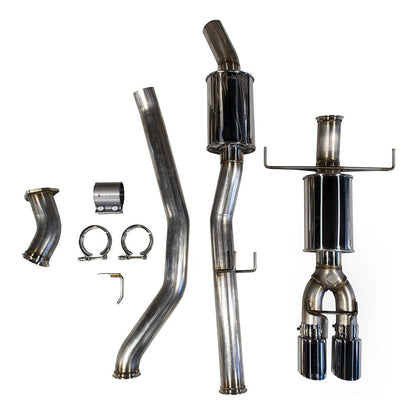 MAPerformance Cat - Back Exhaust Honda Civic Sport Hatch 2016 - 2020 | HDAX - CBE - SH - PARENT - JDMuscleCat Back Exhaust SystemMAPHDAX-CBE-SH-RCE-POLPolished TipsOEM Front Pipe ConnectionNo Muffler (Race)