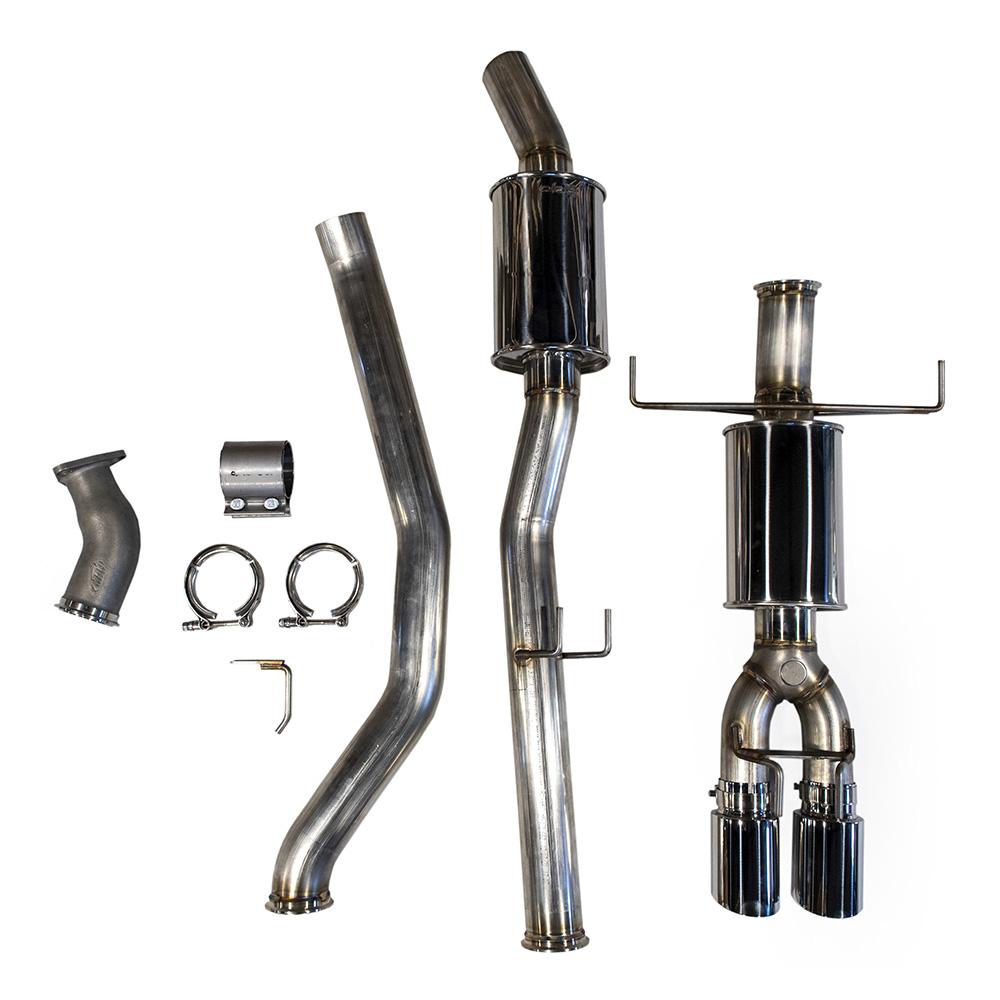 MAPerformance Cat - Back Exhaust Honda Civic Sport Hatch 2016 - 2020 | HDAX - CBE - SH - PARENT - JDMuscleCat Back Exhaust SystemMAPHDAX-CBE-SH-RCE-POLPolished TipsOEM Front Pipe ConnectionNo Muffler (Race)