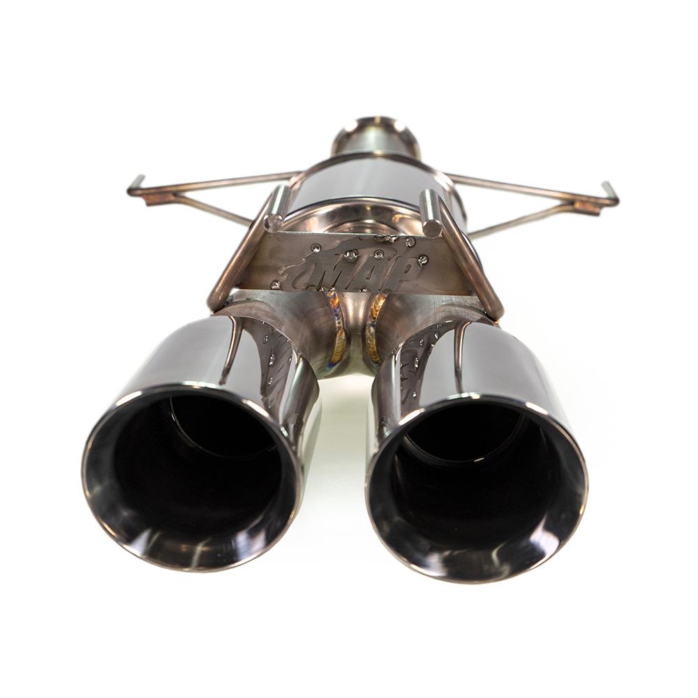 MAPerformance Cat - Back Exhaust Honda Civic Sport Hatch 2016 - 2020 | HDAX - CBE - SH - PARENT - JDMuscleCat Back Exhaust SystemMAPHDAX-CBE-SH-STR-POLPolished TipsOEM Front Pipe ConnectionMuffled (Street)