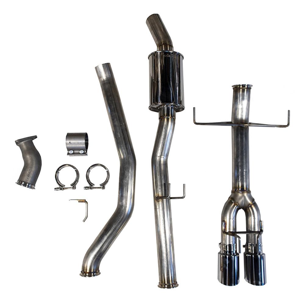 MAPerformance Cat - Back Exhaust Honda Civic Sport Hatch 2016 - 2020 | HDAX - CBE - SH - PARENT - JDMuscleCat Back Exhaust SystemMAPHDAX-CBE-SH-RCE-POLPolished TipsOEM Front Pipe ConnectionNo Muffler (Race)