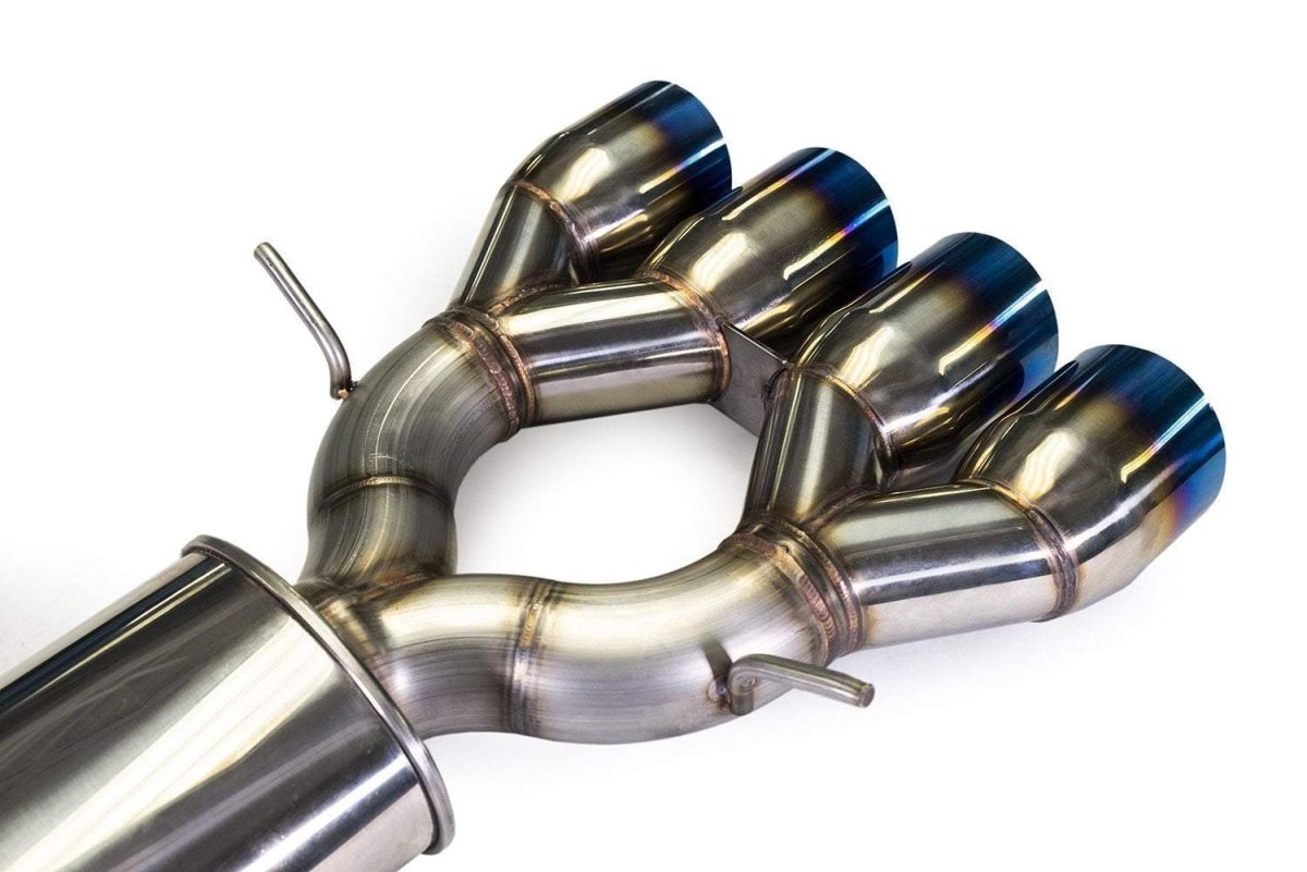 MAPerformance Catback Exhaust Honda Civic Si Coupe Only 2017+ | HDAX - CBE - CPE - PARENT - JDMuscleCat Back Exhaust SystemMAPHDAX-CBE-CPE-STR-BLNo, Factory Front Pipe 3 - Bolt Flange Attachment StyleStreet MufflerBlue Tips