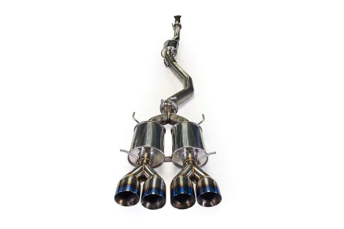 MAPerformance Catback Exhaust Honda Civic Si Sedan Only 2017+ | HDAX - CBE - SN - PARENT - JDMuscleCat Back Exhaust SystemMAPHDAX-CBE-SN-RCE-BLNo, Factory Front Pipe 3 - Bolt Flange Attachment StyleRace MufflerBlue Tips