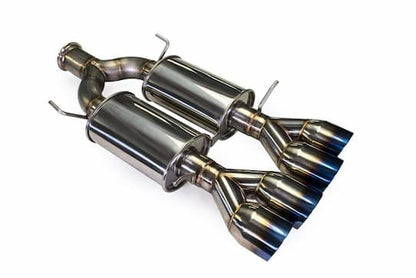 MAPerformance Catback Exhaust Honda Civic Si Sedan Only 2017+ | HDAX - CBE - SN - PARENT - JDMuscleCat Back Exhaust SystemMAPHDAX-CBE-SN-RCE-BLNo, Factory Front Pipe 3 - Bolt Flange Attachment StyleRace MufflerBlue Tips