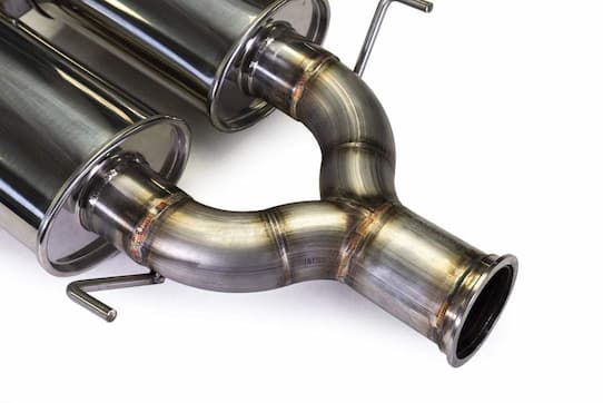 MAPerformance Catback Exhaust Honda Civic Si Sedan Only 2017+ | HDAX - CBE - SN - PARENT - JDMuscleCat Back Exhaust SystemMAPHDAX-CBE-SN-RCE-BLNo, Factory Front Pipe 3 - Bolt Flange Attachment StyleRace MufflerBlue Tips