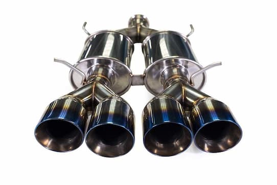 MAPerformance Catback Exhaust Honda Civic Si Sedan Only 2017+ | HDAX - CBE - SN - PARENT - JDMuscleCat Back Exhaust SystemMAPHDAX-CBE-SN-RCE-BLNo, Factory Front Pipe 3 - Bolt Flange Attachment StyleRace MufflerBlue Tips