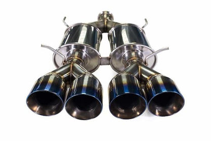 MAPerformance Catback Exhaust Honda Civic Si Sedan Only 2017+ | HDAX - CBE - SN - PARENT - JDMuscleCat Back Exhaust SystemMAPHDAX-CBE-SN-RCE-BLNo, Factory Front Pipe 3 - Bolt Flange Attachment StyleRace MufflerBlue Tips