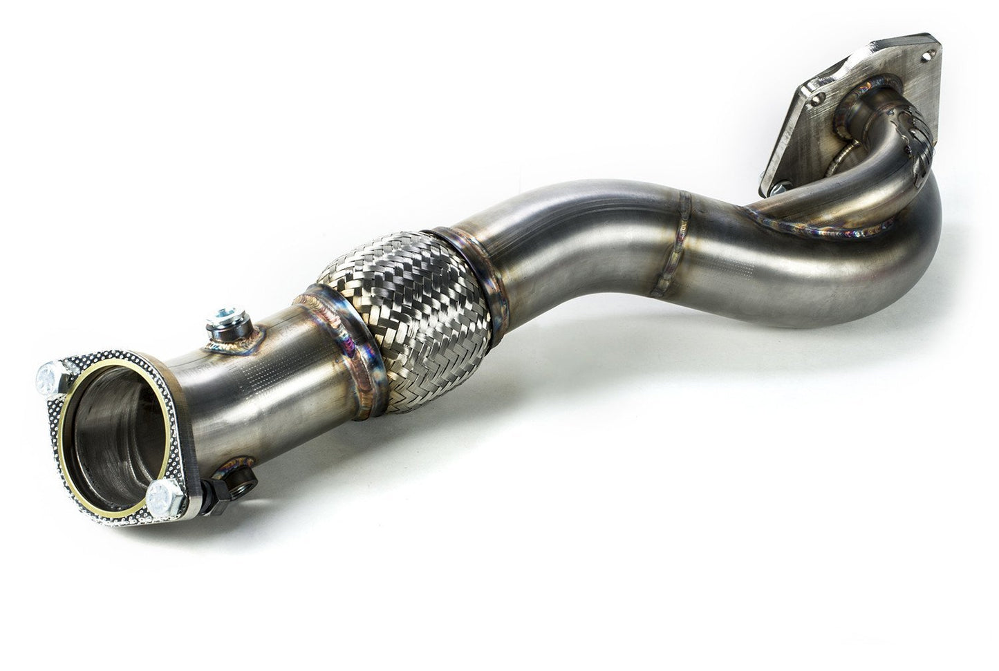 MAPerformance O2 Eliminator Downpipe Mitsubishi Evo X 2008-2015 | VOX-O2E-REC-3D-PARENT