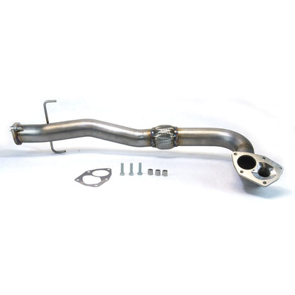 MAPerformance SS Recirculated O2 Eliminator Downpipe Mitsubishi Evo 8/9 2003-2006 | EVO-O2E-REC-3D-PARENT