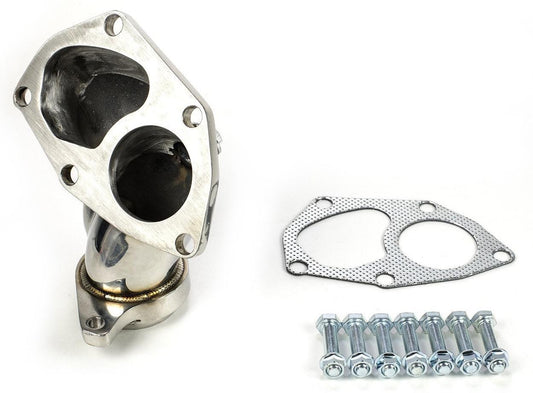 MAP Evo 8/9 Turbo Outlet O2 Housing | 2003-2006 Mitsubishi Evo 8/9 | EVO-O2H-REV2