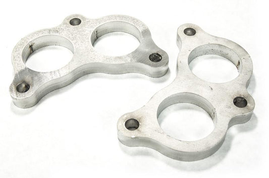 MAPerformance 304 Stainless Steel Exhaust Manifold to Head Flange Set Universal | SUB-EMHF