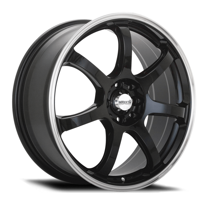 Maxxim Knight 16x7 8x100/114.3 ET40 Gloss Black Lip Polish - JDMuscleNon-CategorizedkngKN67D04405