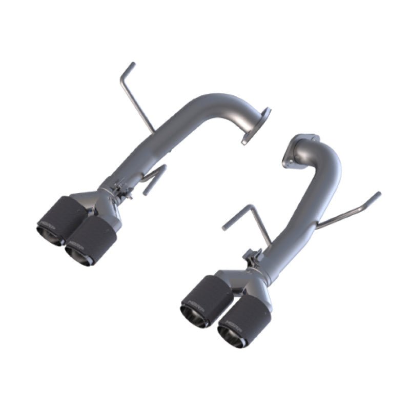 MBRP [15 - 21 WRX 2.0L/STI 2.5L] 2.5in Dual Split Rear Exit w/ 3.5" CF Tips - T304 | S48013CF - JDMuscleAxle Back ExhaustsmbrpS48013CF