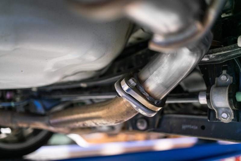 MBRP [15 - 21 WRX 2.0L/STI 2.5L] 2.5in Dual Split Rear Exit w/ 3.5" CF Tips - T304 | S48013CF - JDMuscleAxle Back ExhaustsmbrpS48013CF