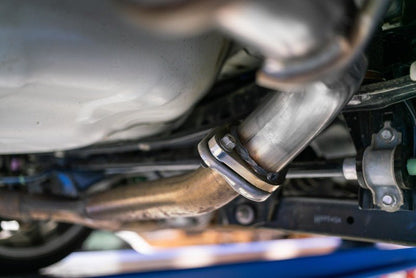 MBRP [15 - 21 WRX 2.0L/STI 2.5L] 2.5in Dual Split Rear Exit w/ 3.5" CF Tips - T304 | S48013CF - JDMuscleAxle Back ExhaustsmbrpS48013CF