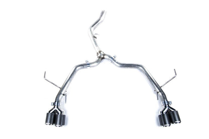 MBRP [15 - 21 WRX/STI] 3inch Cat Back Dual Split Rear Exit T304 with Carbon Fiber Tips Race version | S48023CF - JDMuscleCat Back Exhaust SystemMBRS48023CF