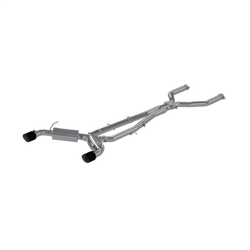 MBRP 16-21 Infiniti Q50 3.0L FWD/AWD 3in Cat Back w/ 4.5in OD Carbon Fiber Tips - T304 | S44003CF - JDMuscleCat Back Exhaust SystemmbrpS44003CF