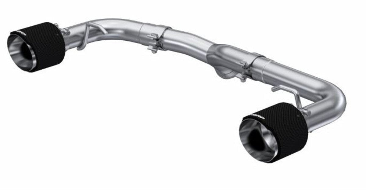 MBRP [22 - 25 BRZ 2.4L/GR86 2.4L] 2.5in Dual Split Rear Exit w/5in OD CF Tips - T304 | S48053CF - JDMuscleExhaust ExitsmbrpS48053CF