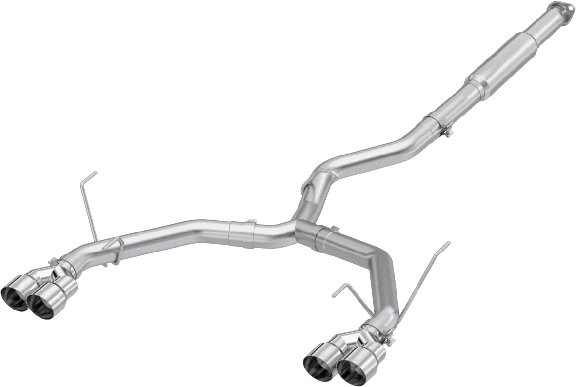 MBRP [22 - 26 WRX] 3in Cat - Back Dual Split Rear Quad Tips Race Profile Exhaust | S4808304 - JDMuscleCat Back Exhaust SystemmbrpS4808304