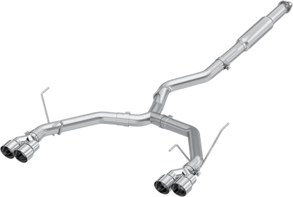 MBRP [22 - 26 WRX] 3in Cat - Back Dual Split Rear Quad Tips Race Profile Exhaust | S4808304 - JDMuscleCat Back Exhaust SystemmbrpS4808304