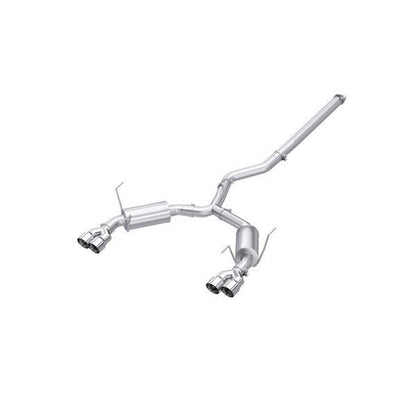 MBRP [22 - 26 WRX] 3in Cat - Back Dual Split Rear Quad Tips Street Profile Exhaust | S4807304 - JDMuscleCat Back Exhaust SystemmbrpS4807304