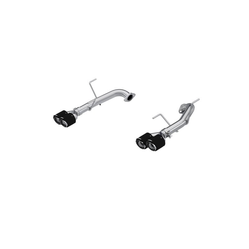 MBRP [22 - 26 WRX] T304 Stainless Steel, 2.5in Axle - Back, Dual Split Rear, Quad CF Tips, Race Profile | S48103CF - JDMuscleAxle Back ExhaustsmbrpS48103CF