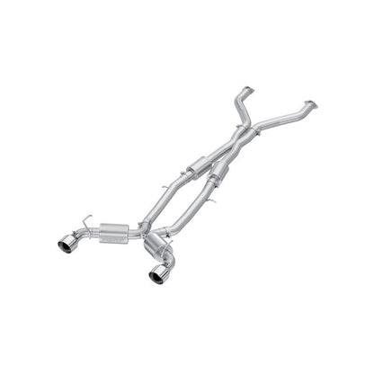 MBRP 23 - 24 Nissan Z 3.0L Armor Pro T304 Stainless Steel 3in Cat - Back Dual Rear Exit w/ 5in OD Stainless Steel Tips | S4408304 - JDMuscleCat Back Exhaust SystemmbrpS4408304