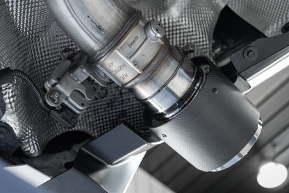 MBRP 3in Cat Back Dual Rear Carbon Fiber Tips T304 Toyota Supra 3.0L 2020+ | S43003CF - JDMuscleCat Back Exhaust SystemmbrpS43003CF