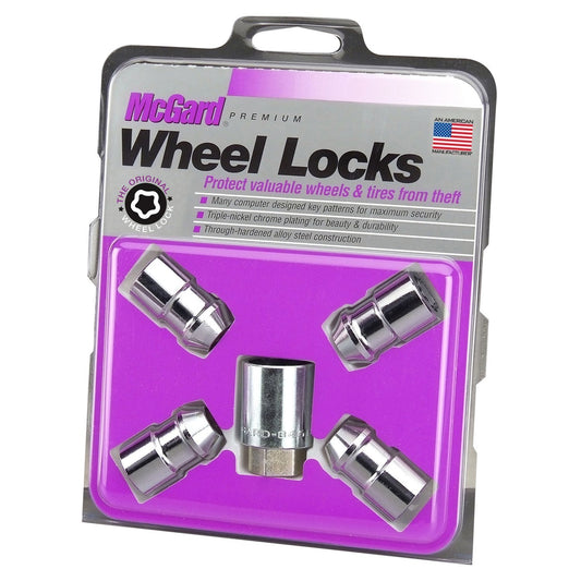 McGard Cone Seat Exposed Style Wheel Locks / Chrome (24197)-mcg24197-mcg24197-Lug Nuts-McGard-JDMuscle