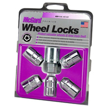 McGard Cone Seat Exposed Style Wheel Locks / Chrome / 5 Lock Set | 24538