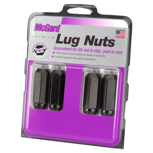 McGard Cone Seat Style Lug Nuts / Black (64025)-mcg64025-mcg64025-Lug Nuts-McGard-JDMuscle
