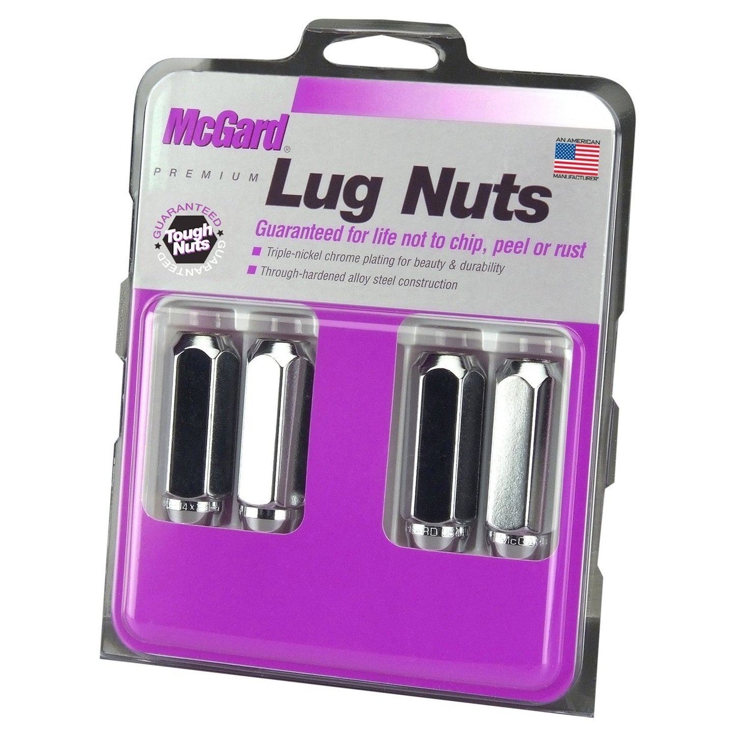 McGard Cone Seat Style Lug Nuts / Chrome (64020)-mcg64020-mcg64020-Lug Nuts-McGard-JDMuscle