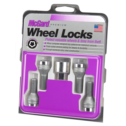 McGard Cone Seat Style Wheel Lock Bolts / Chrome (27186)-mcg27186-mcg27186-Lug Nuts-McGard-JDMuscle