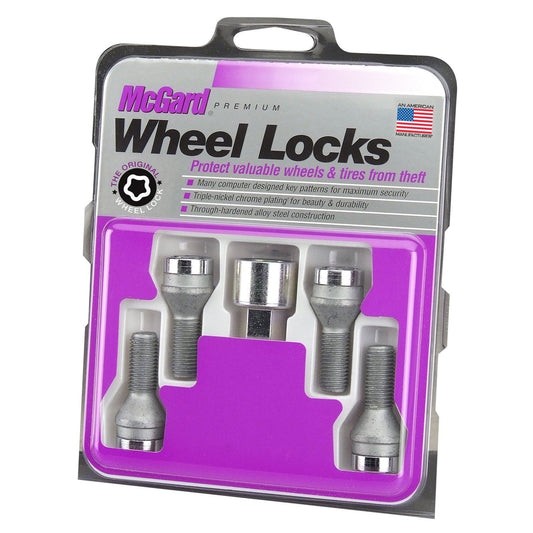 McGard Cone Seat Style Wheel Lock Bolts / Chrome (27261)-mcg27261-mcg27261-Lug Nuts-McGard-JDMuscle