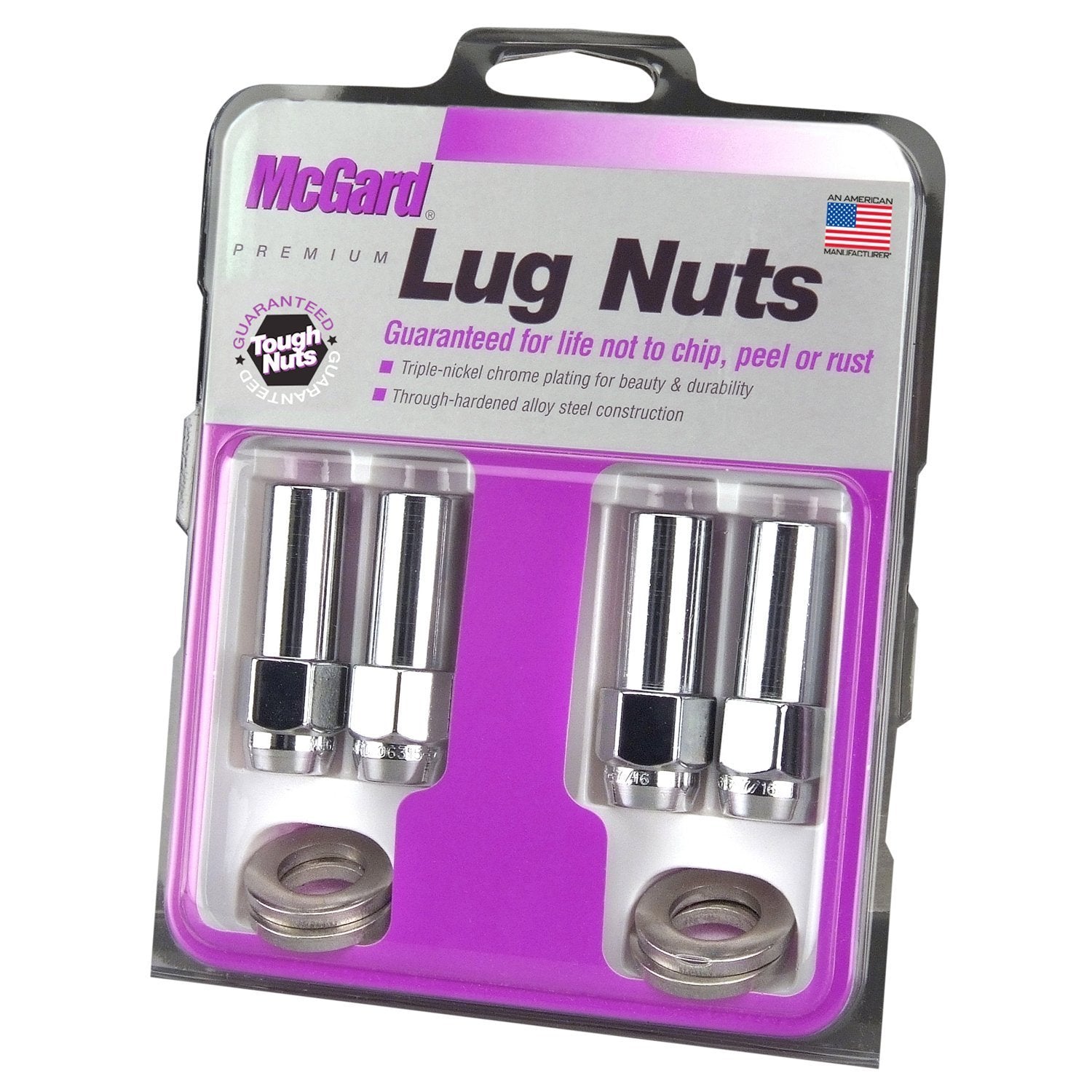 McGard Mag/Shank Style Lug Nuts / Chrome (63016)-mcg63016-Wheels, Tires & Accessories-McGard-JDMuscle