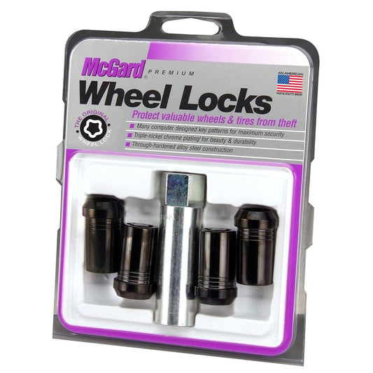 McGard Tuner Style Cone Seat Wheel Locks / Black (25340)-mcg25340-mcg25340-Lug Nuts-McGard-JDMuscle