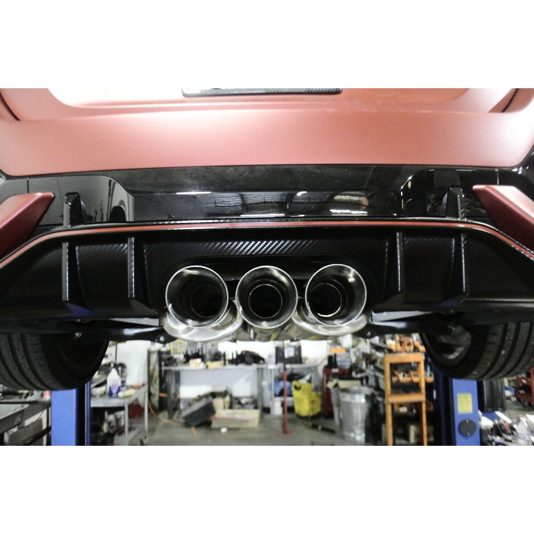 Megan Racing Cat Back Exhaust | Burnt Tips Honda Civic Type-R 2017+ | MR-CBS-HC17R-BT