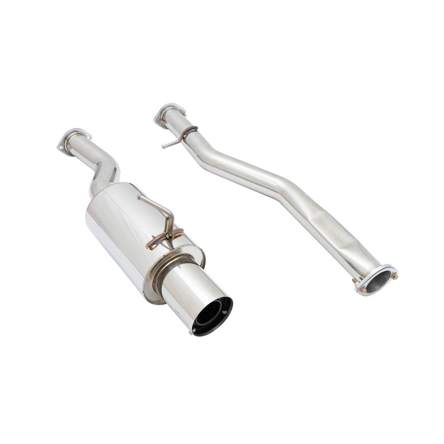 Megan Racing "Drift Spec" Cat Back Exhaust Polished Tip Nissan 350z / Infinit G35 2003-2008 (MR-CBS-N3Z-DS)-MR MR-CBS-N3Z-DS-MR-CBS-N3Z-DS-Cat Back Exhaust System-Megan Racing-JDMuscle