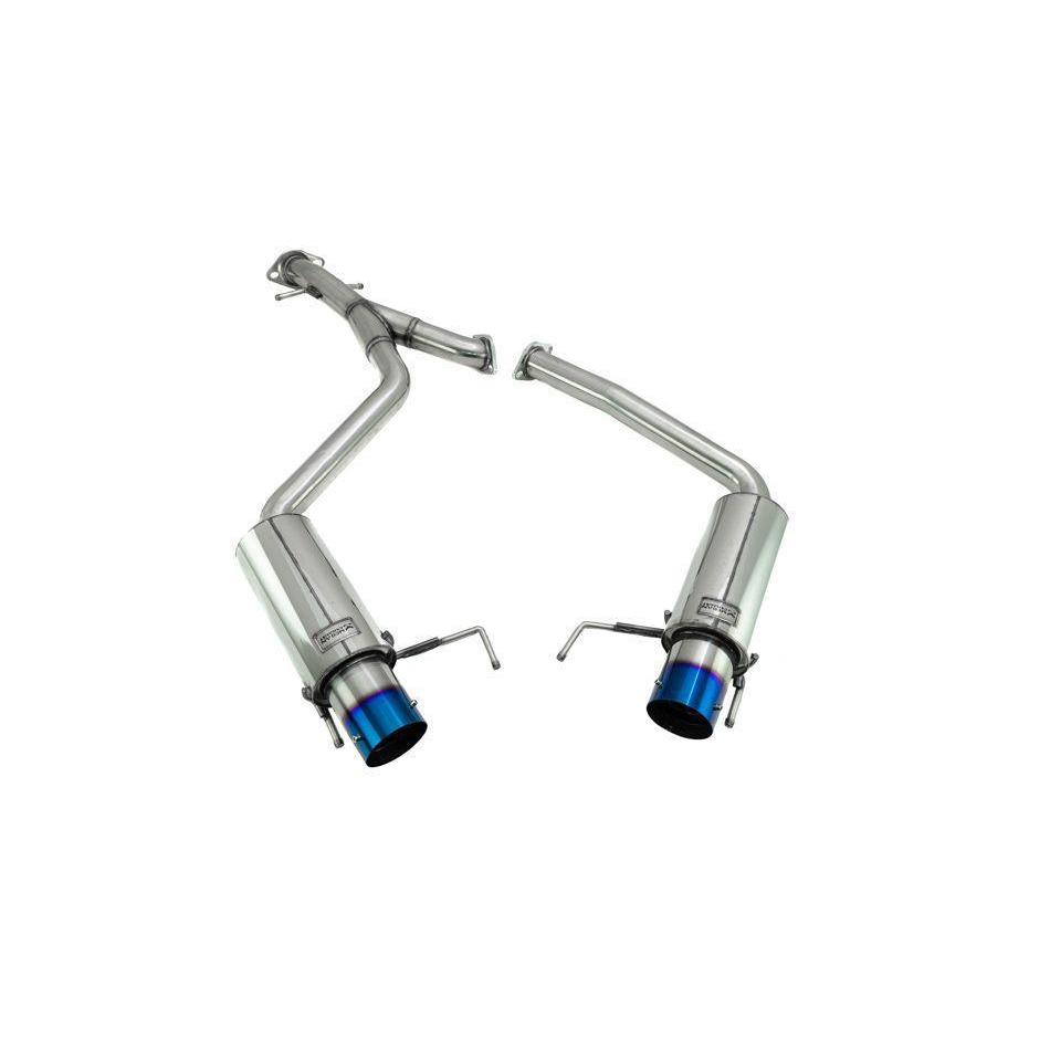 Megan Racing Lexus Axle Back Exhaust Blue Tip Lexus IS250 / IS350 2006-2013 (MR-ABE-LI06DS-BT)-MR MR-ABE-LI06DS-BT-MR-ABE-LI06DS-BT-Axle Back Exhausts-Megan Racing-JDMuscle