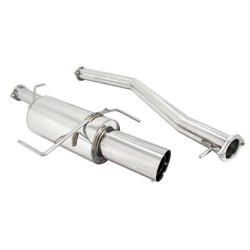 Megan Racing Long Tip Cat Back Exhaust 1995-1998 Nissan 240sx (MR-CBS-NS14)-MR MR-CBS-NS14-MR-CBS-NS14-Cat Back Exhaust System-Megan Racing-JDMuscle