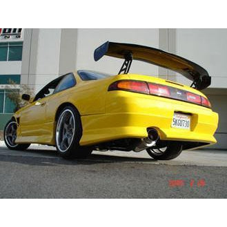 Megan Racing Short Tip Cat Back Exhaust Nissan 240sx 1995-1998 (MR-CBS-NS15)-MR MR-CBS-NS15-MR-CBS-NS15-Cat Back Exhaust System-Megan Racing-JDMuscle